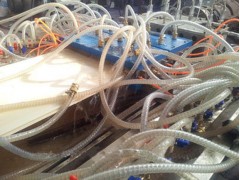 pvc装饰扣板生产线，pvc扣板挤出设备图3