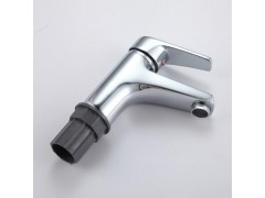 水暖洁具 全铜单孔冷热水龙头 双联式脸盆龙头 立式混水龙头批发图2