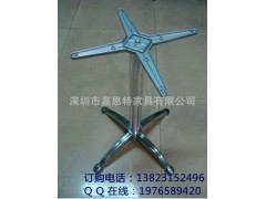 铝合金餐台架 铝合金桌架 马蹄四爪桌脚 厂家供应图2