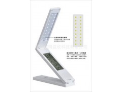 欧式卧室折叠触控调光创意护眼led台灯 万年历USB充电学习台灯图2