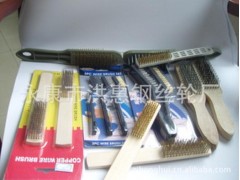 不锈钢木柄打磨刷 塑料柄刷，迷你刷专业除锈&para; 抛光刷图2