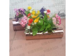 批发不锈钢花盆 创意不锈钢花瓶 家居花器 厂家直销图2