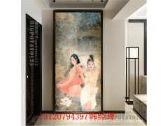 玻璃衣柜门印花机 仿大理玉石背景墙uv打印机图2