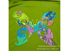 服装数码直喷印花机 个性T恤定制全彩一次印刷 深龙杰平板打印机图3