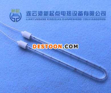 卤素石英加热管U型