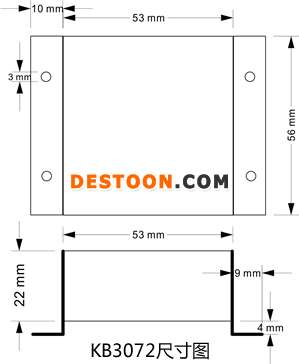 KB3072 ZigBee DTU尺寸