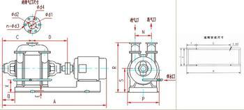 SK型水环式真空泵原理结构