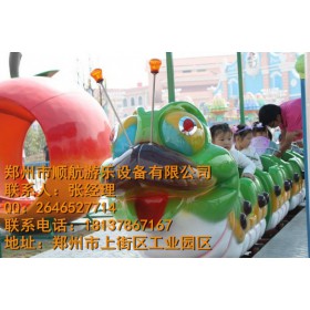 厂家供应轨道系列大青虫 果虫滑车游乐设备 儿童喜欢的大青虫