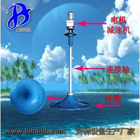 QSJ-2000 硝化池波轮式搅拌机伞形双曲面潜水搅拌机