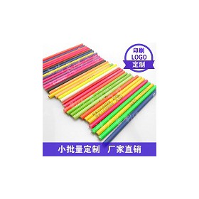 加工定制印刷logo圆杆椴木铅笔