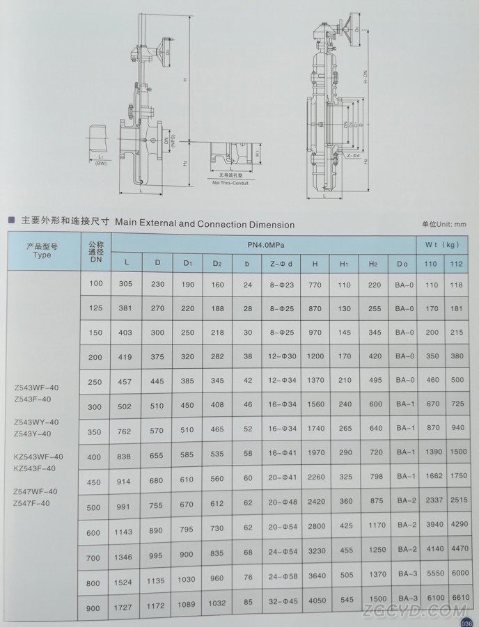 单闸板平板闸阀11