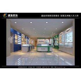 眼镜店装修烤漆快时尚展柜生产定制多长时间能装好河南通发装饰