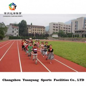 江苏学校操场跑道体育运动场专用混合型塑胶跑道材料厂家直销