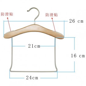 儿童防滑木衣架 童装店衣架 批发婴儿木衣架