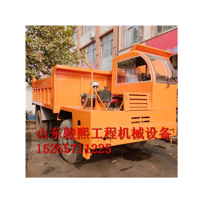 咸宁农用四驱柴油水田转运运输车厂家 拖拉机自卸运输车图2