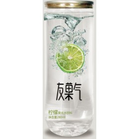 加气柠檬果味水饮料280ml24瓶装PET瓶招商