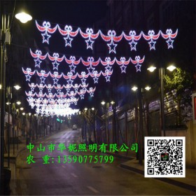 牛角款LED跨街灯 山东菏泽LED街棚灯 LED路灯杆造型灯